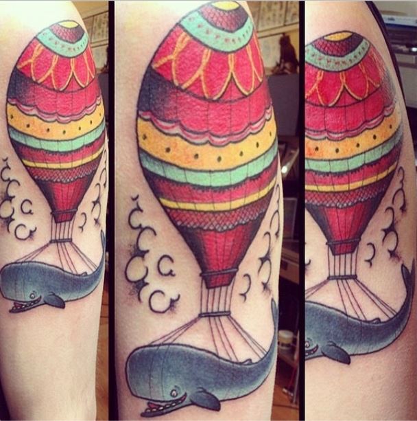 gerry kramer whale balloon tattoo