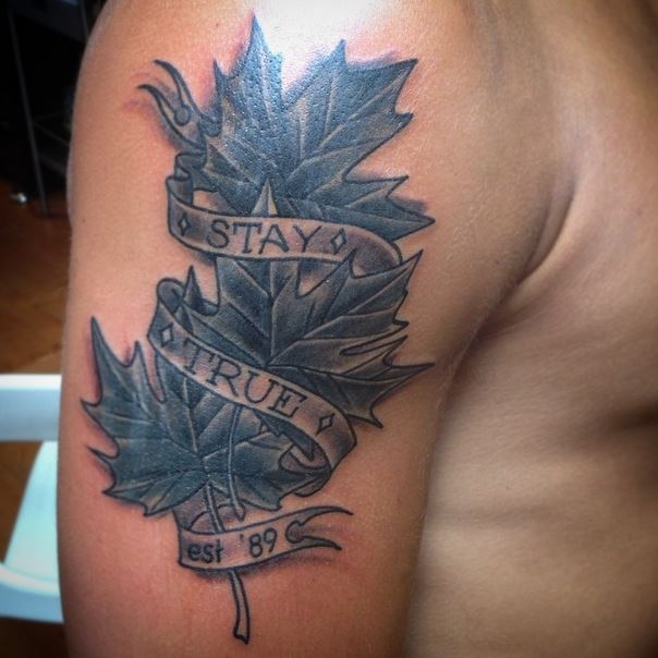 stay true maple leaves  TATTOO ZOO