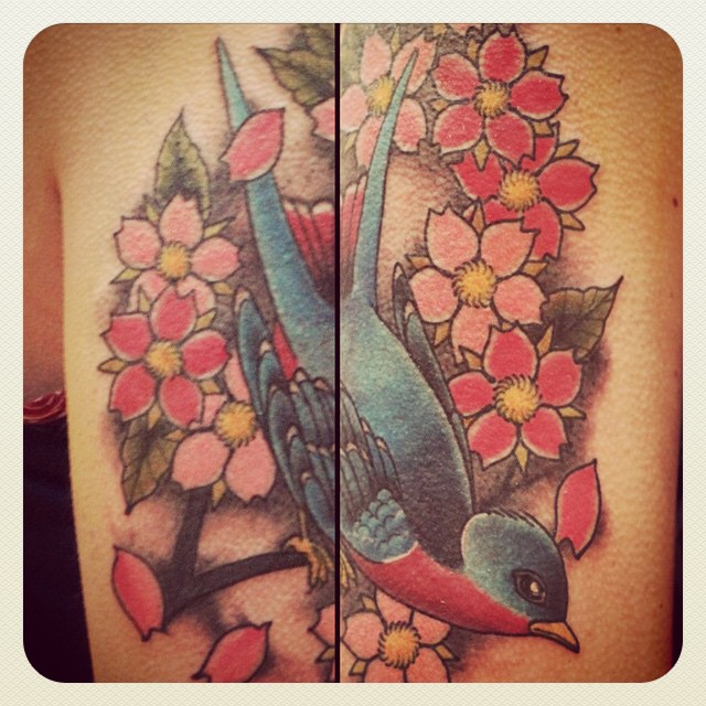 WE ARE OPEN 11-5 today. Why not put a bird on it? (Tattoo by @gerrykramer) 