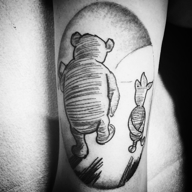The things that make me different are the things that make me ME. -Piglet (tattoo by @gerrykramer) 