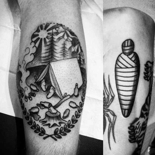 Mummy? (tattoo by @davidmaiertattoos). Call 250-361-1952 to book appointment.