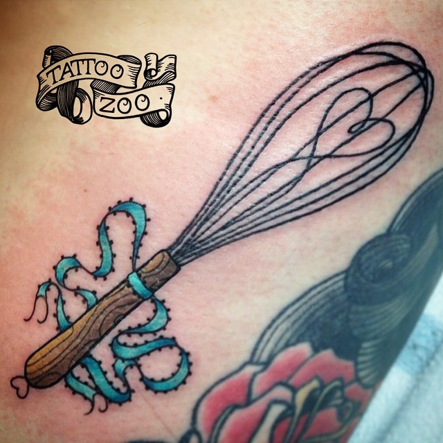 No whisks. No reward. (tattoo by @tamitattoos). We are here 11-6pm.