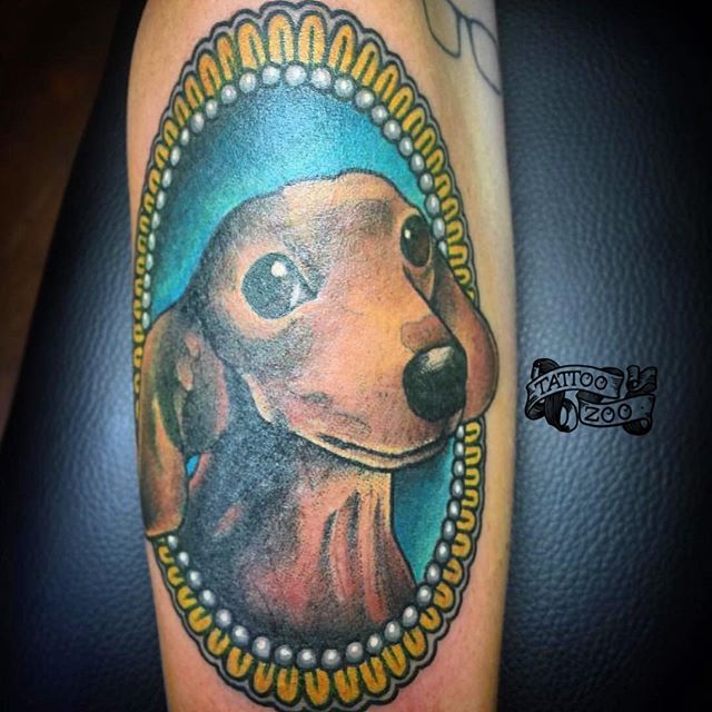 WOOF!! We are open 12-5 today!! Come see us at 826 Fort Street!! (tattoo by @gerrykramer)