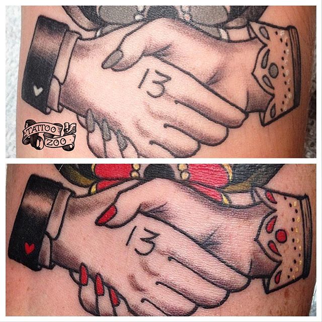 We are all about romance this week!! ❤️ These were done on a couple celebrating their 13th anniversary!! #lovewinseverytime (tattoo by @tamitattoos) Call 250-361-1952 to book.