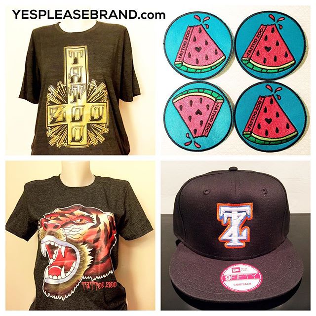 We have new @tattoozoodotnet SWAG!! If you're local - come down to TZ (826 Fort Street) to shop - but if you live out of town you lucky-ducks can now order online here: http://yespleasebrand.com/