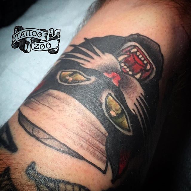 Happy cat in a hat #caturday!! (tattoo by @gerrykramer). Call 250-361-1952 to book.
