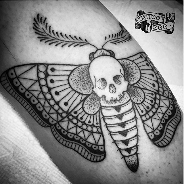 "The significance of the moth is change. Caterpillar into chrysalis or pupa, from thence into beauty..." - Dr. Hannibal Lecter (tattoo by @tamitattoos). Call 250-361-1952 to book.