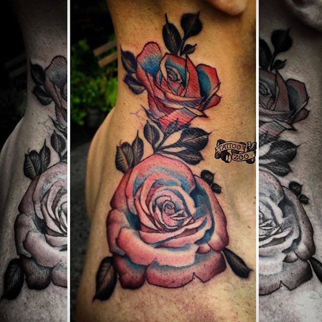 We L️VE tattooing you!! (tattoo by @davidmaiertattoos). We are here til 6pm. Come see us at 826 Fort Street.