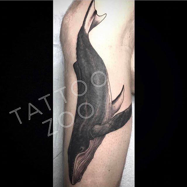 We are having a whale of a time over here...  Here til 6pm!! (tattoo by @gerrykramer)