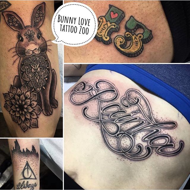Some bunny loves tattooing you!! (tattoos by @tamitattoos) Call 250-361-1952 to book time.