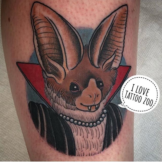 Oh hi. It’s me. I’m a vampire. (tattoo by @gerrykramer) Call 250-361-1952 to book.