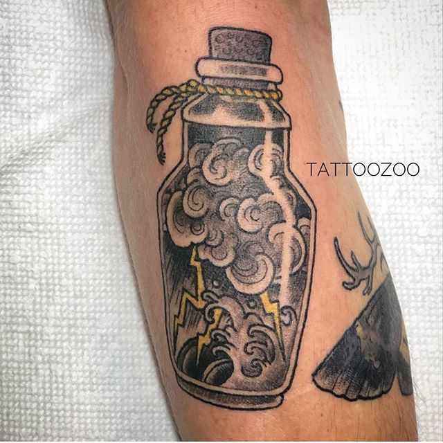 “If I could put time in a bottle...” Tattoo by @gerikramertattoos Call 250-361-1952 to book a FREE consultation! ️