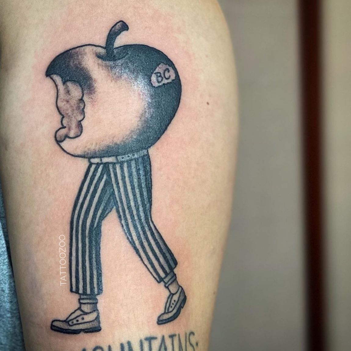 An apple a day... (tattoo by @gerikramertattoos)