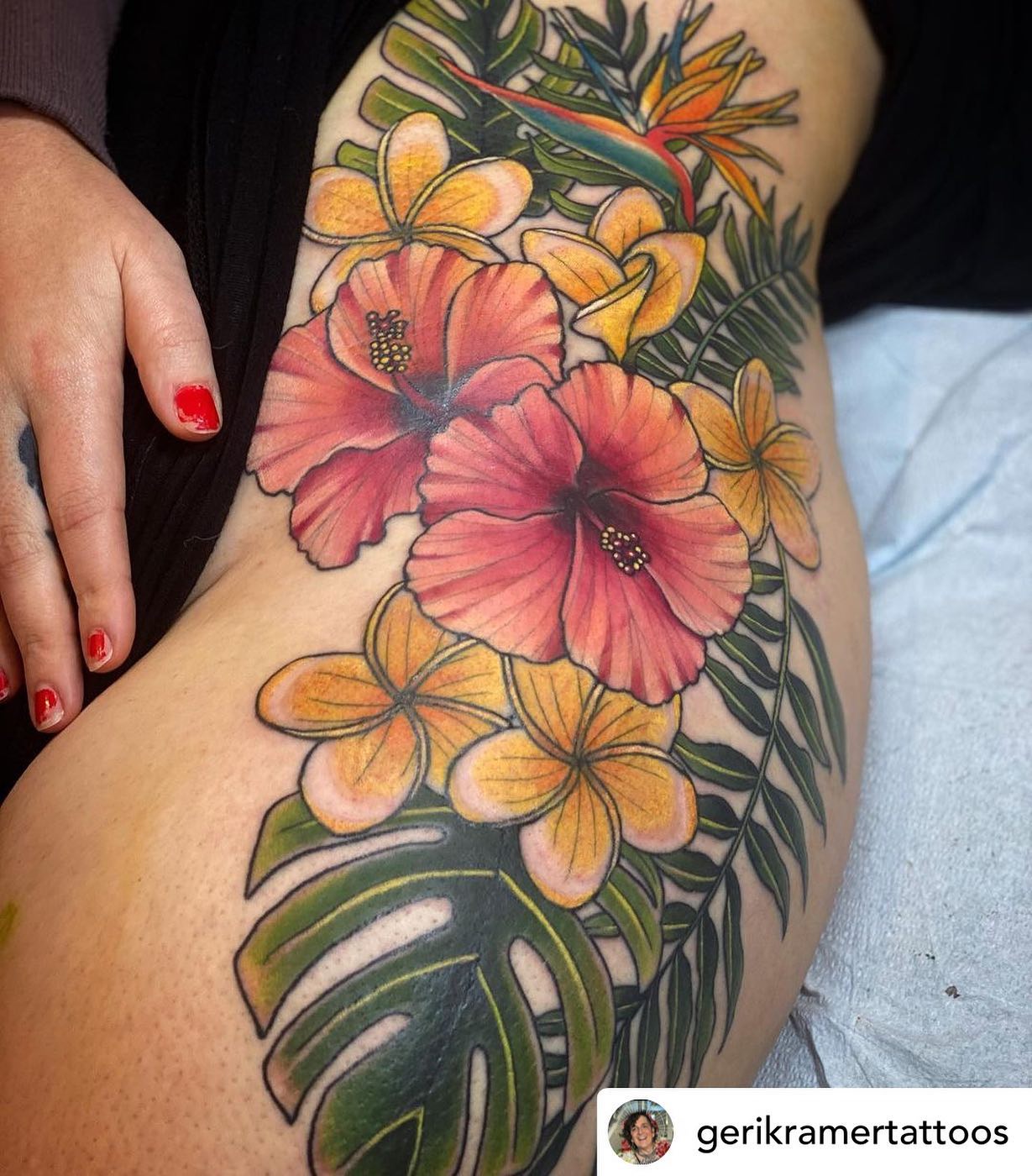 • @gerikramertattoos Being able to bring larger body-shaping tattoos to life is such a privilege. Having someone trust and love what I do enough to allow me to work with them is pretty much peak tattooing for me.I’m always happiest when I’m making tattoos, big or small, but there’s just something so beautiful about really using the space of a body to create. (In case you’re curious about getting larger scale work from me next year, this piece took around 9 1/2 hours over two sittings)Thank you for looking! 🥰+++++++++++++++++++My books are closed to new submissions, because you have all completely overwhelmed me with really great projects!! They will not be reopening until February 2022. Thank you for your continued trust. 🤩........#TransTattooer #TransTattooArtist#TransTattooArtists #Transgender #Trans #Transtttism #yQueerTattooer #TransWoman #QueerTattooArtist #QueerArtist #qttr #VictoriaTattooer #VictoriaTattooArtist#VictoriaBC #WeLoveTattooingYou #TattooZoo
