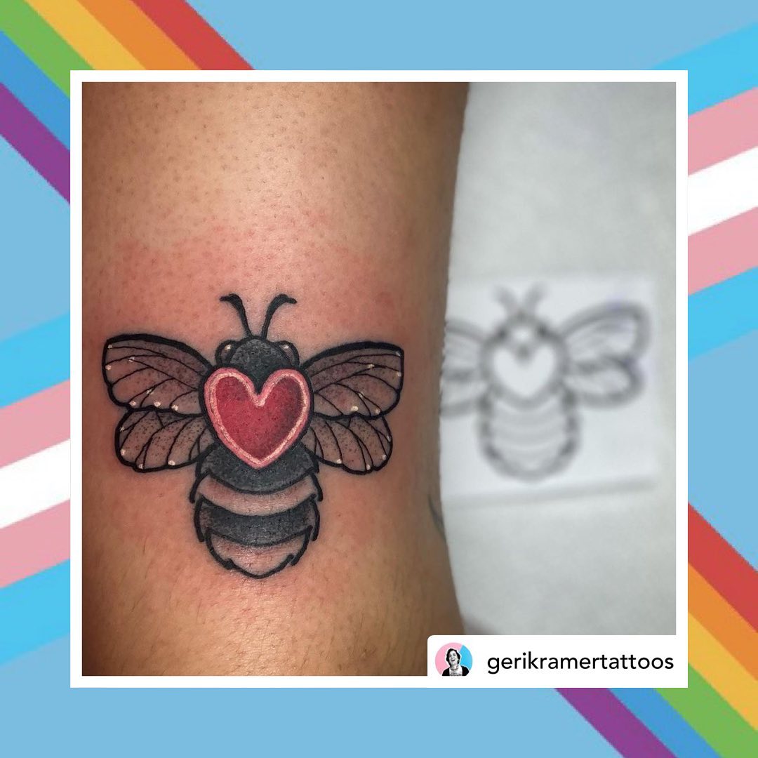 Tattoo by @gerikramertattoos!!My Valentines Flash Day was a cute success, and I owe at all to you folks for your responses!!I think we all had a nice time making these cute little mementos celebrating our love, what ever that looks like.And extra special shout-out to the couple celebrating their 2 year wedding anniversary with me. 🥰I just can’t get enough of how much I love love. ️️️️️️️️+++++++++++++++++++Thank you for your continued trust. My books a closed for now, it I’ll be reopening them in a couple months. The best way to stay in the loop is to be a part of my mailing list! Sign up via the link in my bio. 🤩........#TransTattooer #TransTattooArtist#TransTattooArtists #Transgender #Trans #Transtttism #QueerTattooer #TransWoman #QueerTattooArtist #QueerArtist #qttr #VictoriaTattooer #VictoriaTattooArtist#VictoriaBC #WeLoveTattooingYou #TattooZoo