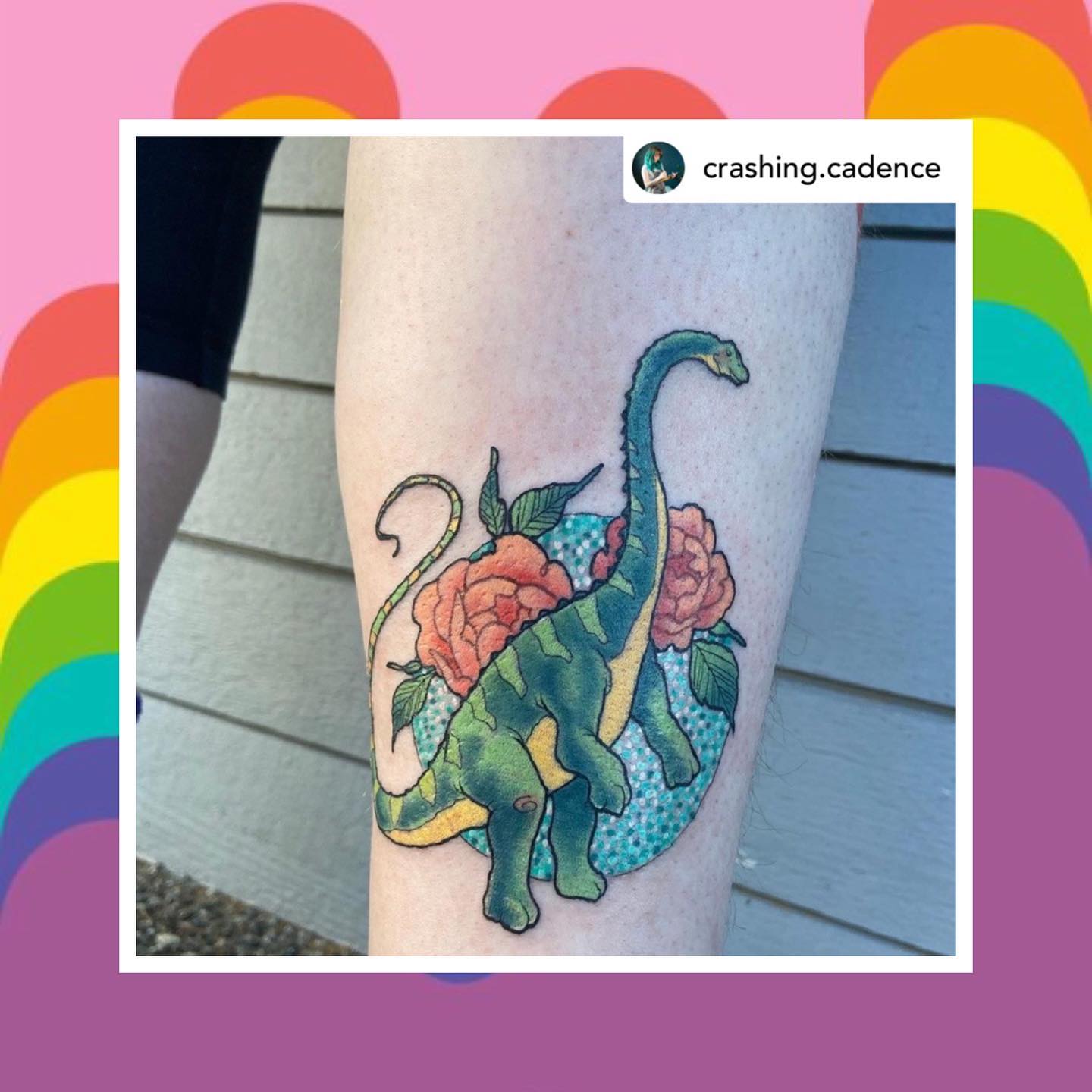 Did you know that @crashing.cadence does a semi-regular guest spot here? They will be here April 19-20th and will be back June 29-30th. Contact artist directly to book time. 🦖