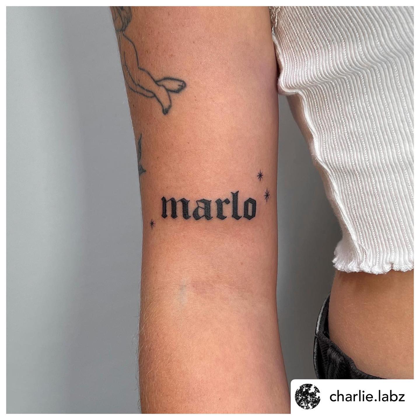 Tattoo by @charlie.labz Link in bio to book.