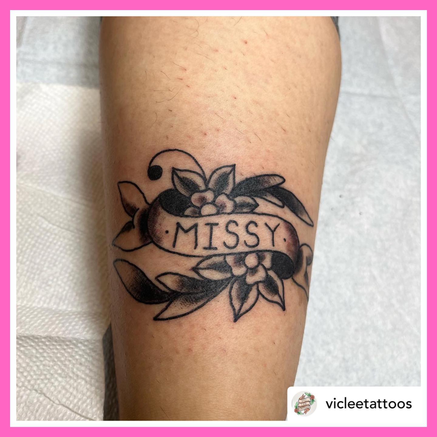 Tattoo by @vicleetattoos Link in bio to book.