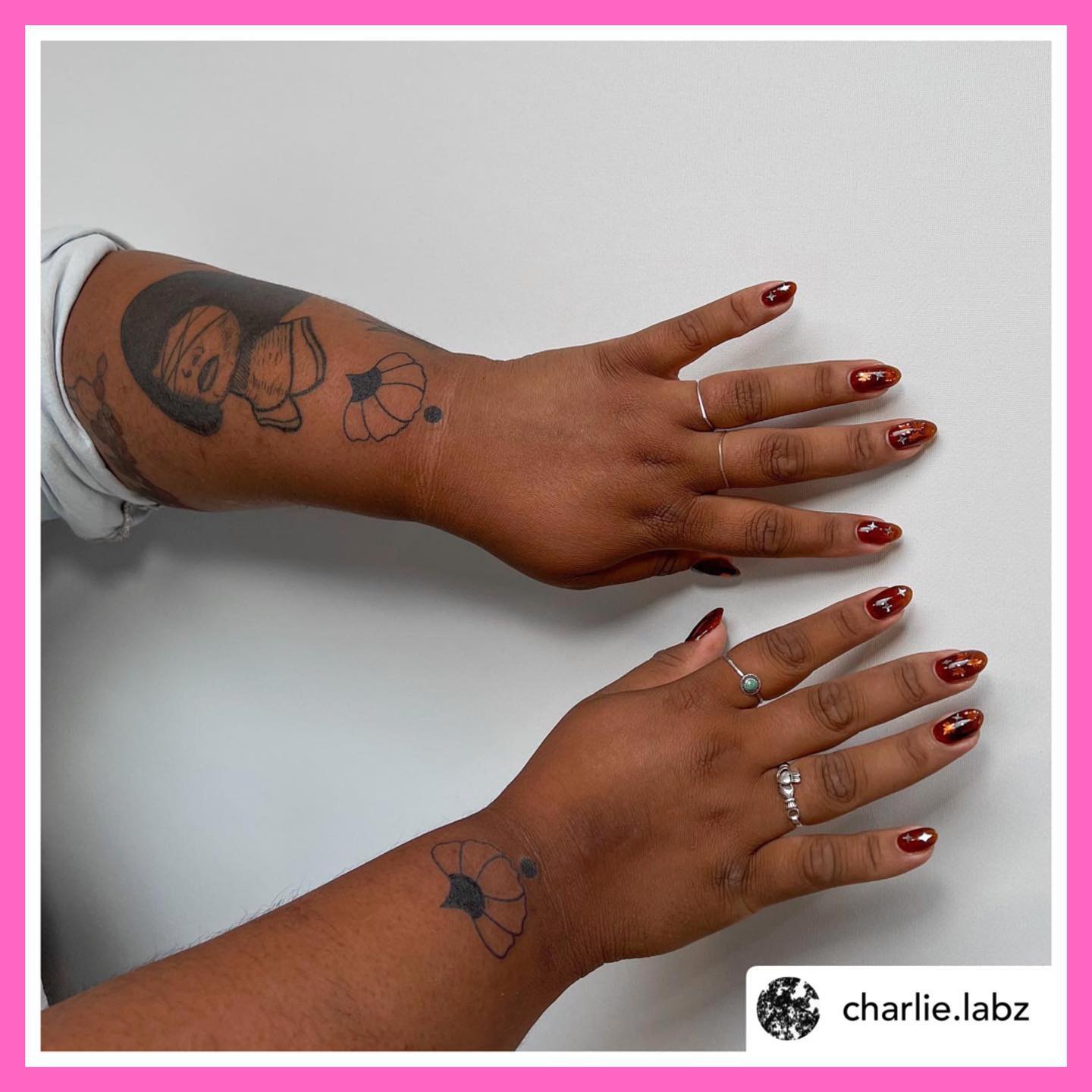 Tattoo by @charlie.labz Link in bio to book.
