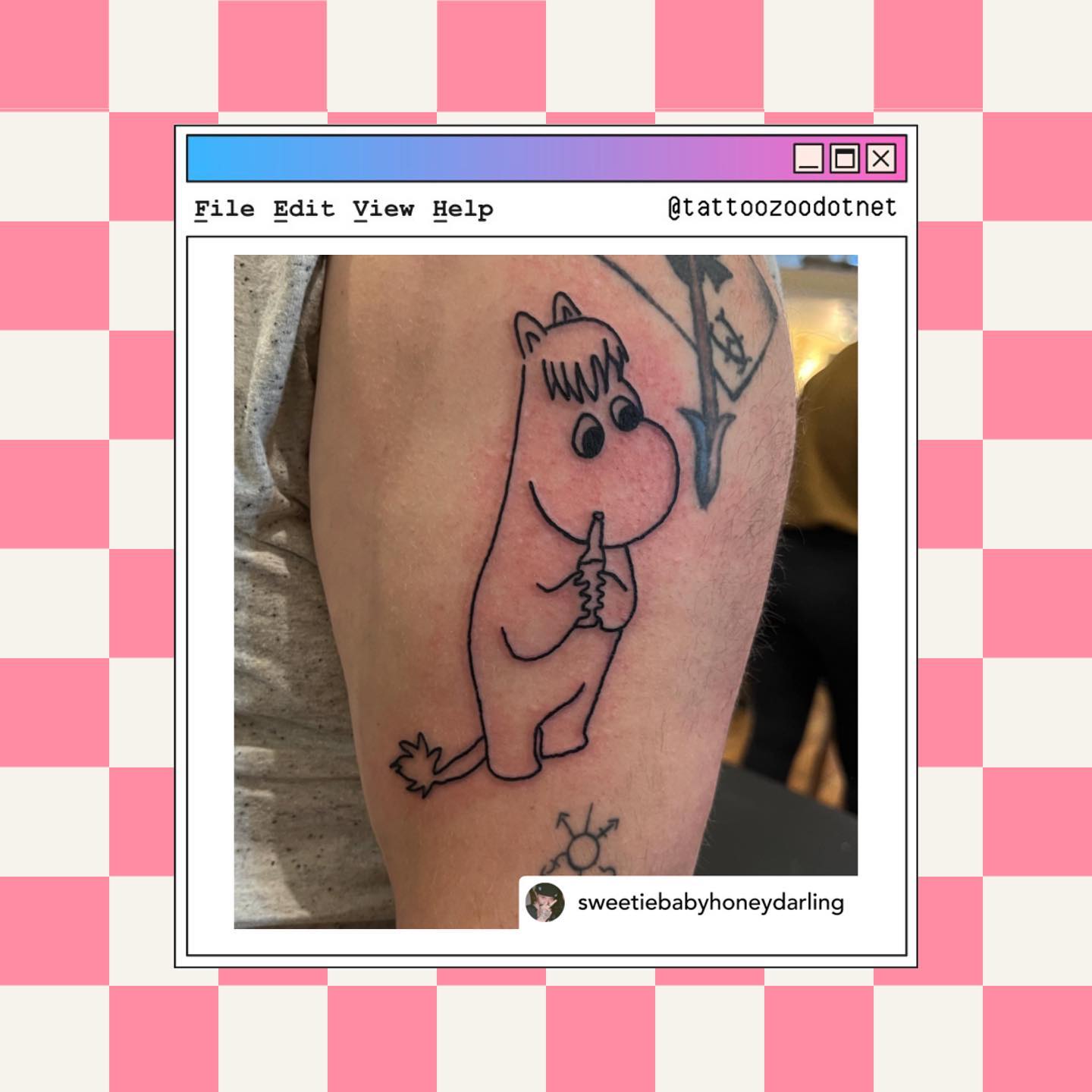 Tattoo by @sweetiebabyhoneydarling Link in bio to book.
