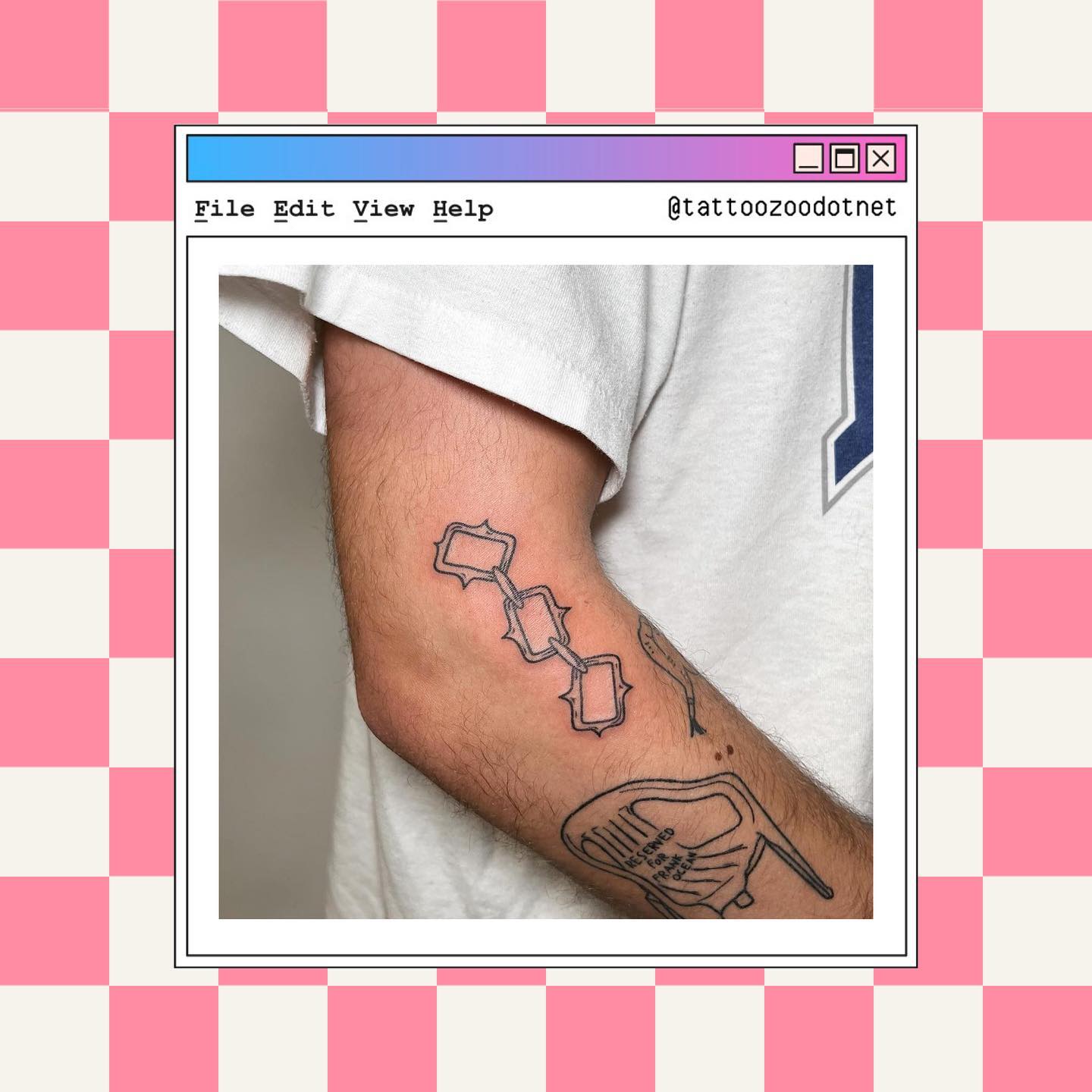 Tattoo by @charlie.labz Link in bio to book. ⛓️
